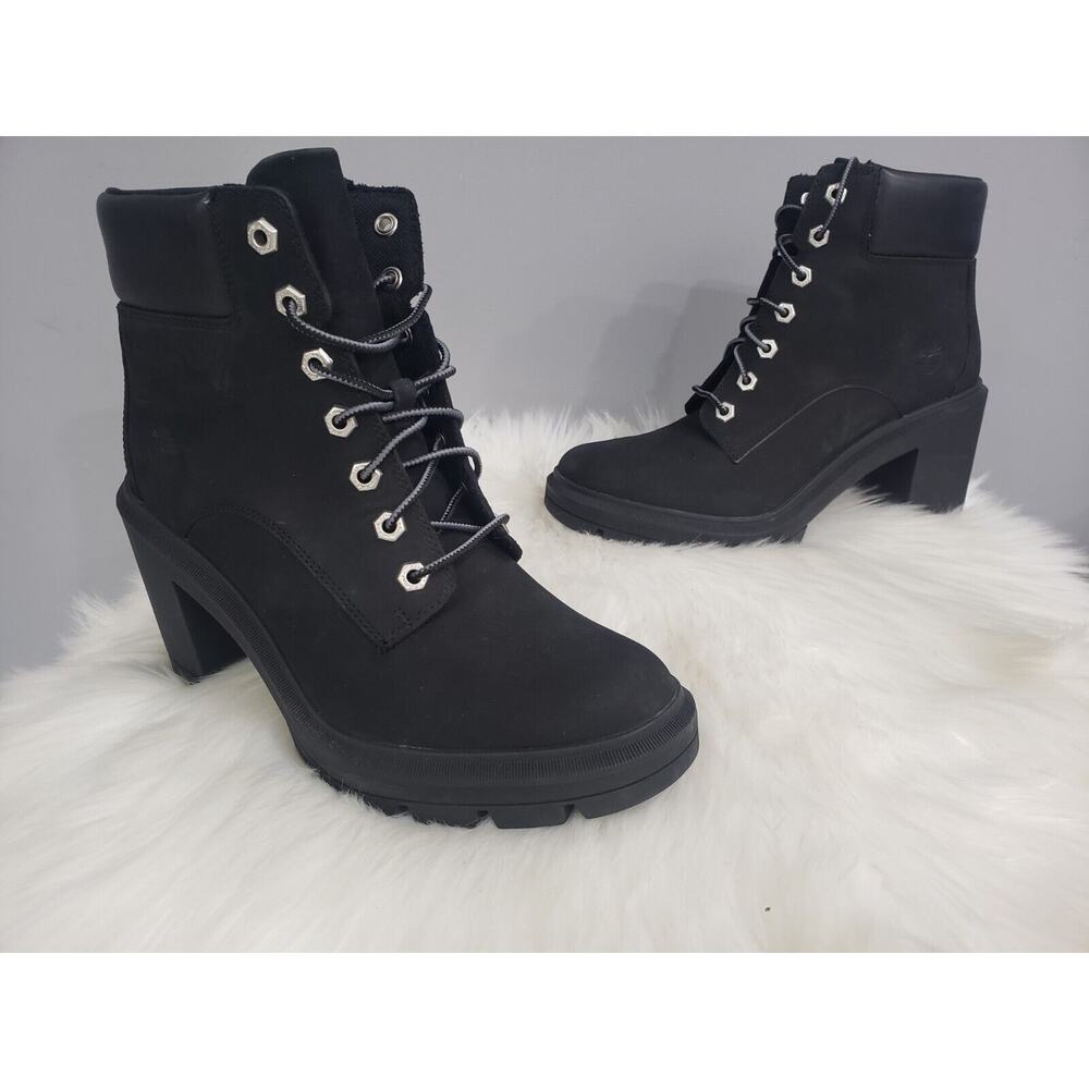 Women's Shoes‎ Timberland ALLINGTON HEIGHTS 6" Boots TB0A5Y6C0151 BLACK NUBUCK